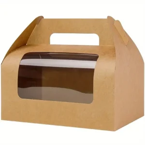 10/30 Piece With Window Transparent Gift Box For Jewelry, DIY Beads, Snacks, Cookies, Candy, Birthday, Wedding, Picnic 1