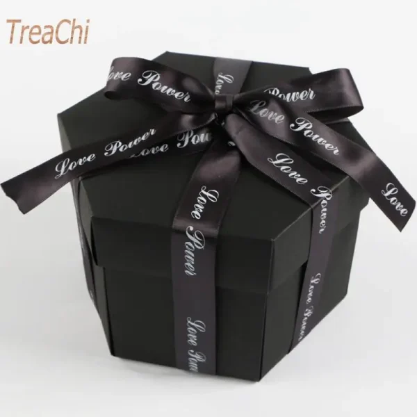 Surprise Confession Handmade Diy Album Creative Gift Box Explosion Box Hexagon Multi-Layer 1