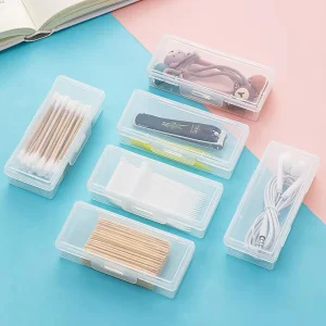 Portable Travel Medicine Box Cotton Swab Holder Case Detal Floss Jewelry Box 1