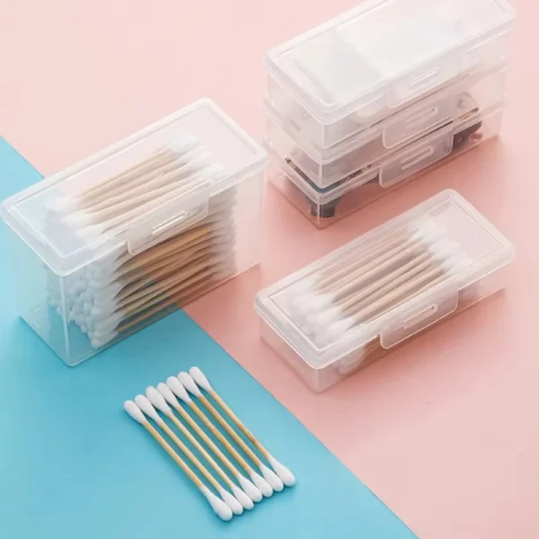 Portable Travel Medicine Box Cotton Swab Holder Case Detal Floss Jewelry Box 5