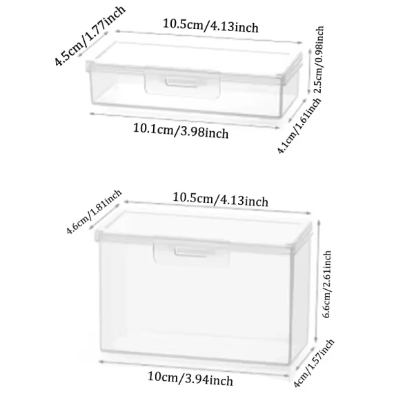 Portable Travel Medicine Box Cotton Swab Holder Case Detal Floss Jewelry Box 6