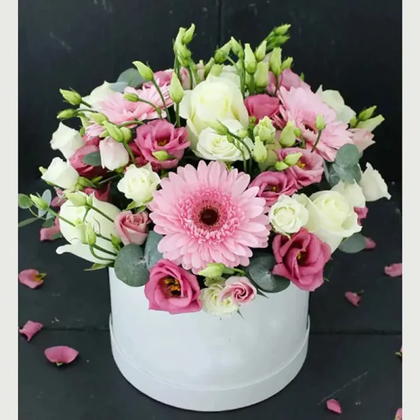 Flower Box 12cm Round Cardboard Gift Boxes Wedding Party Rose Flower Packaging Decoration Valentine's Day Gifts Supplies 2