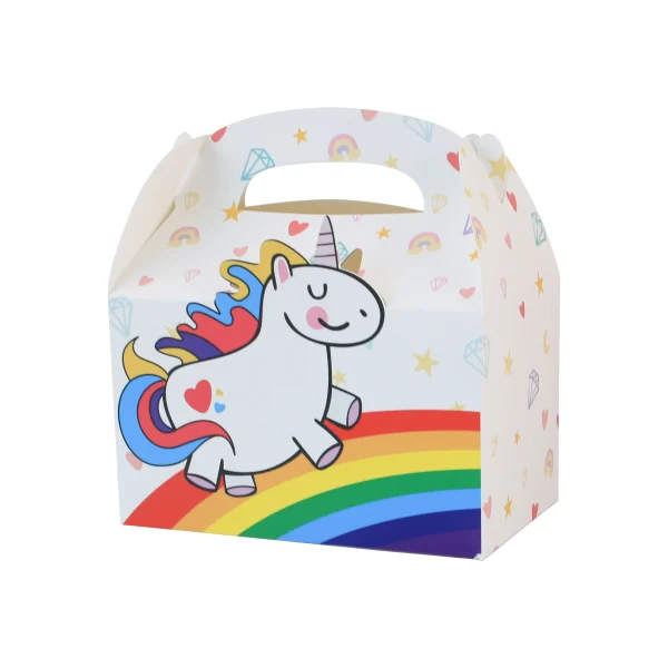 12PCS Unicorn Gift Boxes Party Supplies Favor Boxes Unicorn Theme Treat Boxes Candy Goodies Gift Boxes for Kids Birthday Party 2