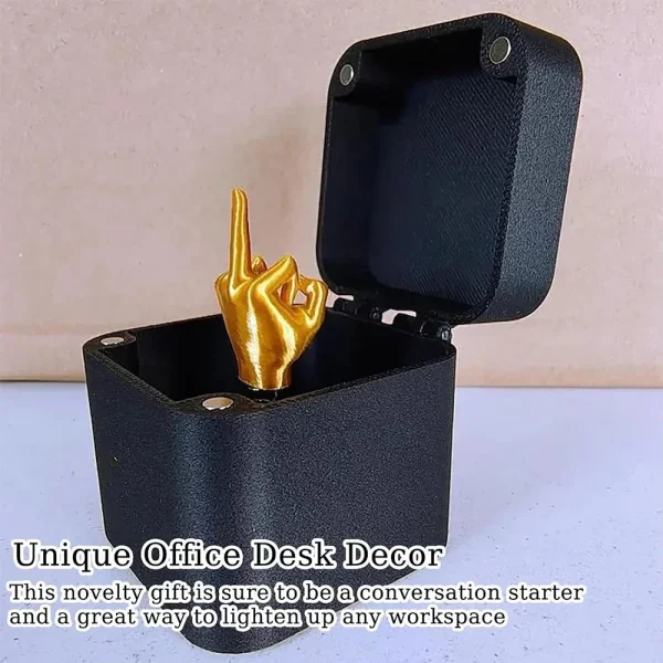 Middle Finger Surprise Gift Boxs Christmas Fun Prank Gift Offices Desk Home Decor Gift Decoration Toys Children Miniature Items 5