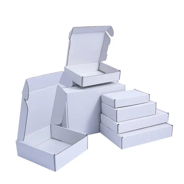 10PCS White/Brown Multi Size Kraft Carton Packaging Wedding Party Small Gifts Handmade Soap Chocolate Candy Event Gift Box 2