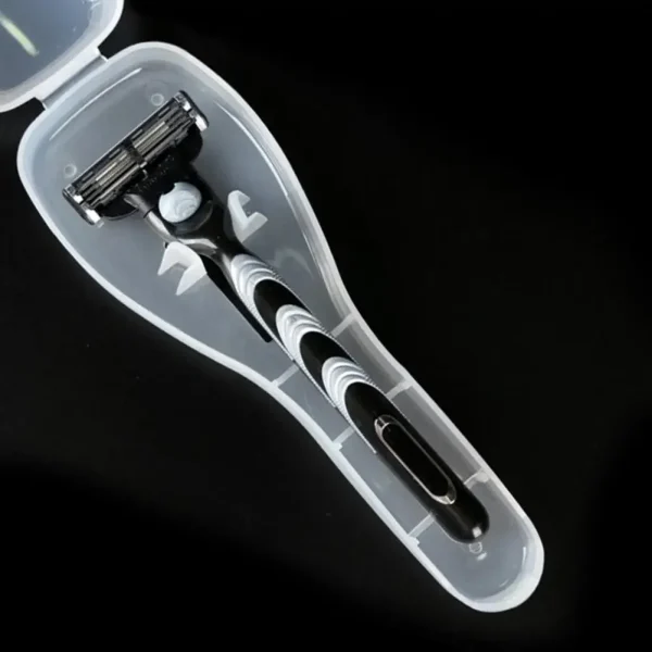 Handle Shaver Razor Box Case Portable Men's Razor Case Travel Box Blades Shaver Razor Holder Storage Box Case 3