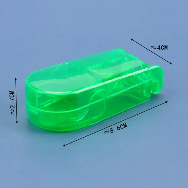 1pcs Portable Pill Cutter Splitter Divide Medicine Storage Tablet Splitters Cut Slicer Home Pill Cases Dispenser Pill Box 2