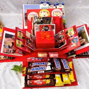 Explosion Box DIY Explosion Surprise Gift Box Assembled Handmade snack Box for Birthday Gift Anniversary Valentines Day Wedding 1