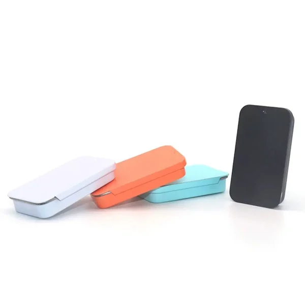 Rectangular Sliding Cover Push Pull Tin Box Candy Pills Aromatherapy Solid Ointment Drawer Type Small Iron Bird Training Tools 3