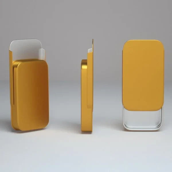 Rectangular Sliding Cover Push Pull Tin Box Candy Pills Aromatherapy Solid Ointment Drawer Type Small Iron Bird Training Tools 5