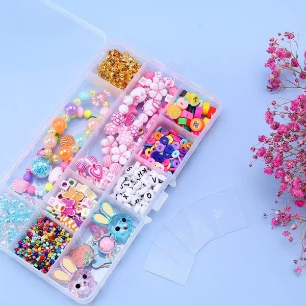10 15 24 Grids Plastic Jewelry Box Home Storage Organization Storage Box Eco-Friendly Jewelry Earring  Holder Case Organizer 5