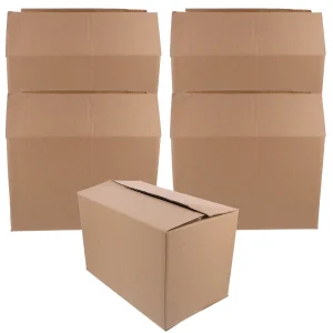 5Pcs Shipping Storage Cartons Boxes Cardboard Packaging Containers Storage Cartons Packing Cases Festive Supplies 1