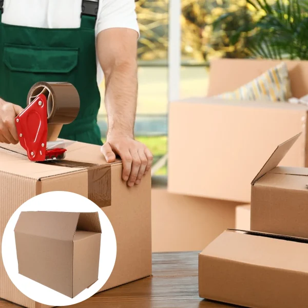 5Pcs Shipping Storage Cartons Boxes Cardboard Packaging Containers Storage Cartons Packing Cases Festive Supplies 3