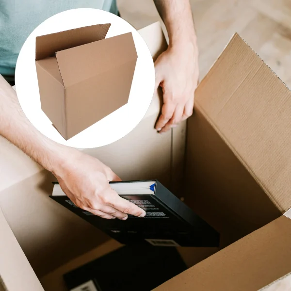 5Pcs Shipping Storage Cartons Boxes Cardboard Packaging Containers Storage Cartons Packing Cases Festive Supplies 4