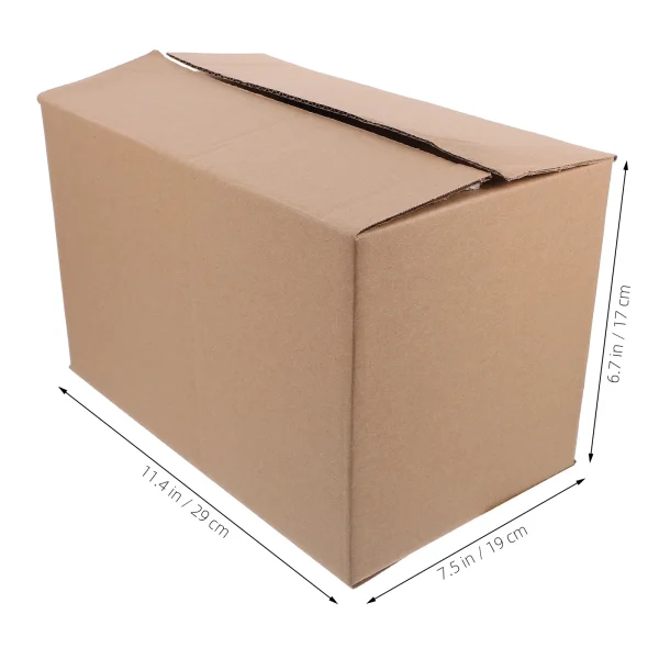 5Pcs Shipping Storage Cartons Boxes Cardboard Packaging Containers Storage Cartons Packing Cases Festive Supplies 6