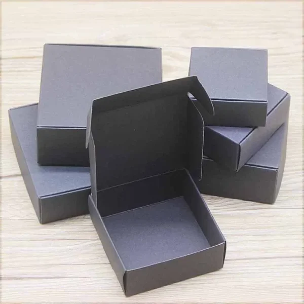 10pcs Kraft Paper Multifunction Box Cardboard Marbling Handmade DIY Favor Gift Candy Box Package Christmas Party Wedding Decor 5