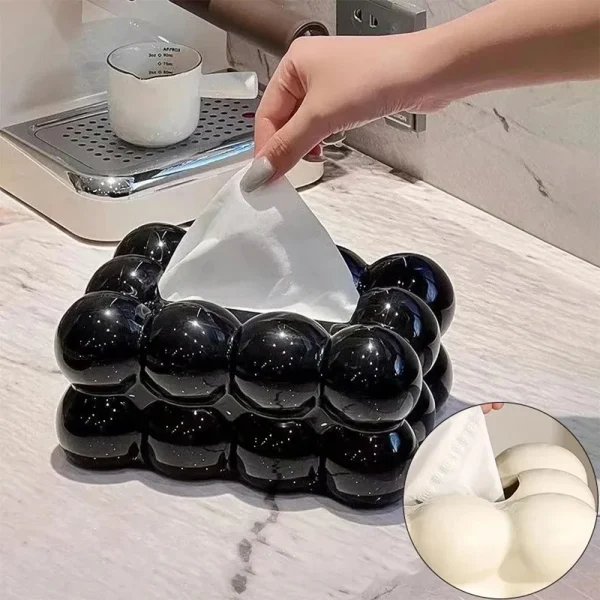 Cloud Design Tissue Box Living Room Coffee Table Towel Dispenser Desktop Paper Storage Holder Kitchen Decor Car Tissue Organizer 4