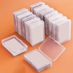 1/3pcs Transparent Plastic Boxes Playing Cards Container Storage Case Packing Poker Game Card Box Board Games Card Organizer 1