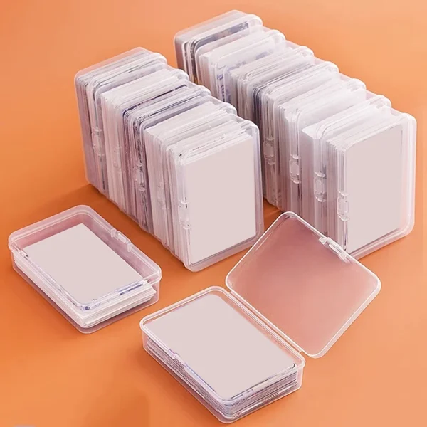 1/3pcs Transparent Plastic Boxes Playing Cards Container Storage Case Packing Poker Game Card Box Board Games Card Organizer 1