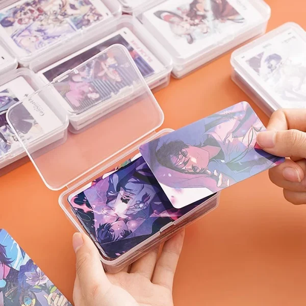 1/3pcs Transparent Plastic Boxes Playing Cards Container Storage Case Packing Poker Game Card Box Board Games Card Organizer 2