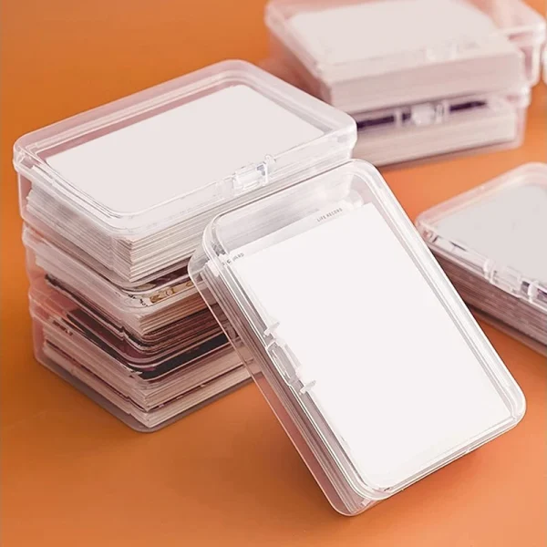 1/3pcs Transparent Plastic Boxes Playing Cards Container Storage Case Packing Poker Game Card Box Board Games Card Organizer 5