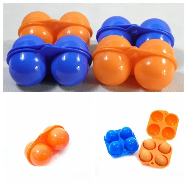 2/4 Grids Picnic Containers Holder Portable Egg Tray Organizer Case Egg Storage Box 3