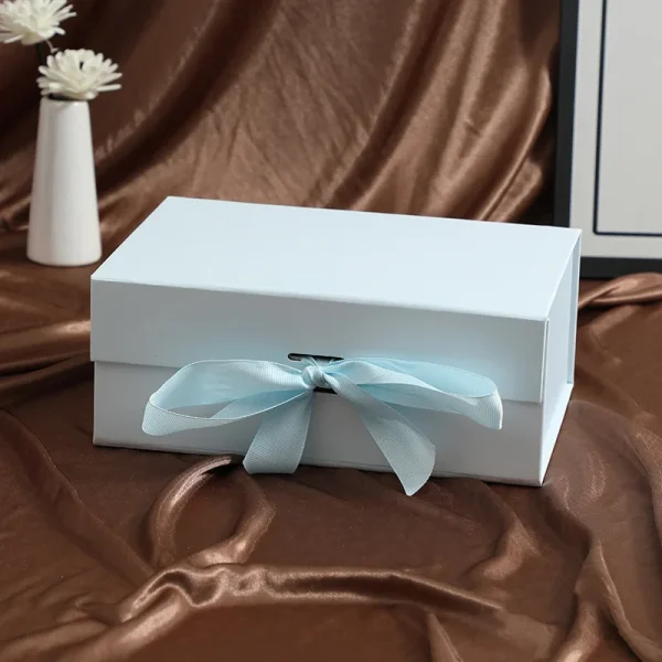 New Pink Gift Box with Magnetic Closure Lid Gift Box for Presents Bridesmaid Luxury for Gift Packaging Magnetic Wrapping Gifts 6