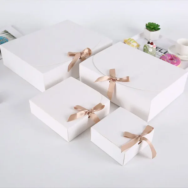 Multi Size Karft Paper Gift Box Event & Party Supplie Wedding Birthday Christmas Present Packaging Handmade Candy Chocolate Box 6