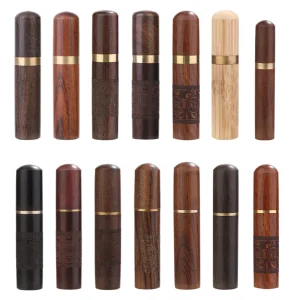Fenrry 1Pcs Sewing Needles Holder Box Wooden Tube Storage Case Embroidery Needles Container DIY Hand Sewing Tools Organizer 1
