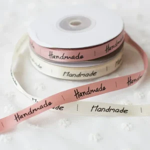 25Yards Handmade Ribbon Cream Pink Color Wrapping Silk Satin Ribbon Wedding Party Favor Gift Box Cake Box Packaging Ribbon 1