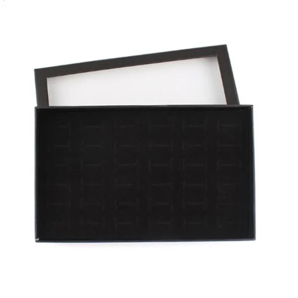 36 Slots Rings Box Storage Case With Transparent Lid, Multi-purpose Earrings Jewelry Display Box Holders Jewelry Storage Boxes 4