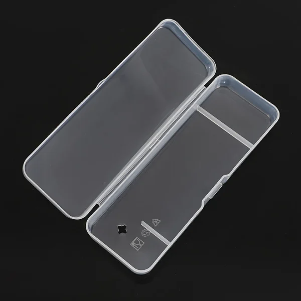 1PCS Shaver Box Transparent Storage Box Portable Travel Men Shaver Box Knife Holder Plastic Storage Box Shaver Container Holder 5