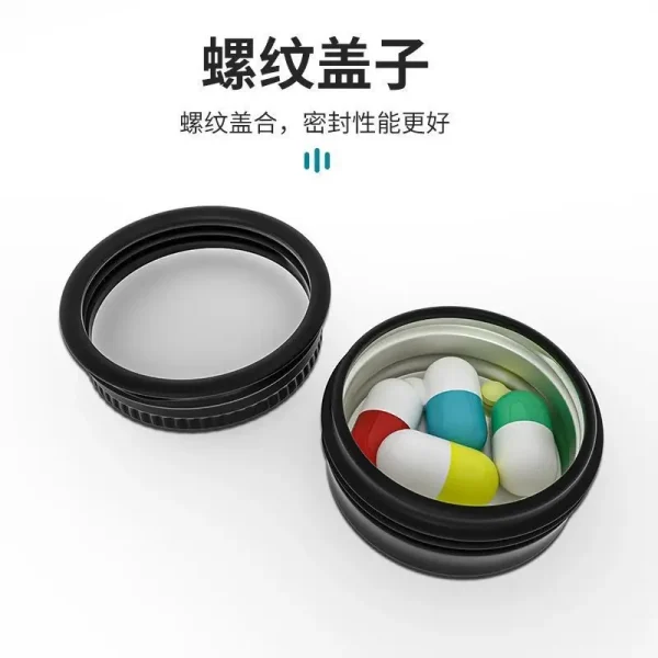 Portable Solid Color Mini Tin Box Tea Sealed Jar Packing Boxes Jewelry Candy Small Storage Can Coin Earring Headphones Gift Case 3