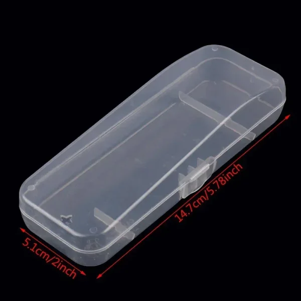 Men Universal Shaver Storage Box Handle Box Full Transparent Plastic Case Razor Boxs Eco-Friendly PP Shaving Box High Quality 2
