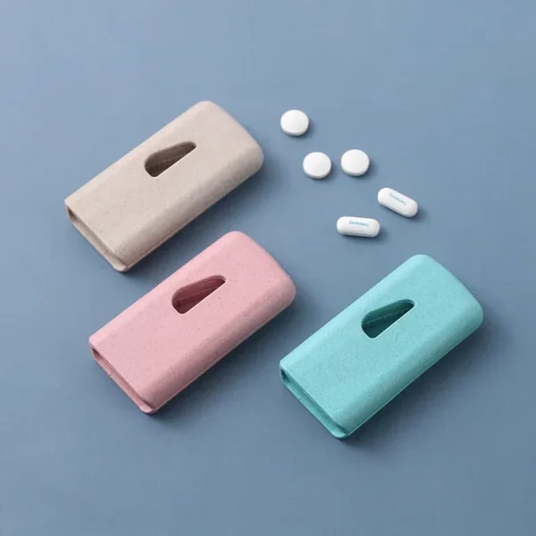 1pc Mini Home Portable Mini Pill Cutter Multi-function Dispenser Pill Box Easily Divide Your Medication Tablet Cutter Splitter 5