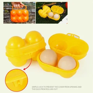 2 Grids Egg Storage Box Portable Outdoor Camping Picnic Egg Box Kitchen Refrigerator Egg Holder Container Organizer Case 1