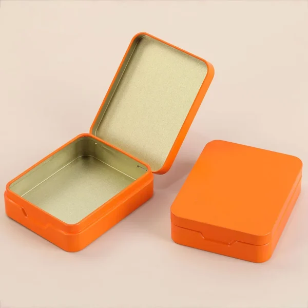 Portable Mini Metal Storage Box Jewelry Keys Coins White Tea Box Wedding Candy Storage Tin Can Organizer Gift 4