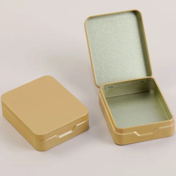 Portable Mini Metal Storage Box Jewelry Keys Coins White Tea Box Wedding Candy Storage Tin Can Organizer Gift 6