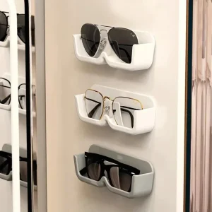 Glasses Display Cabinet Sunglasses Storage Box Wall Mounted Perforated Free Sunglasses Storage Glasses Rack Home Tidying 1