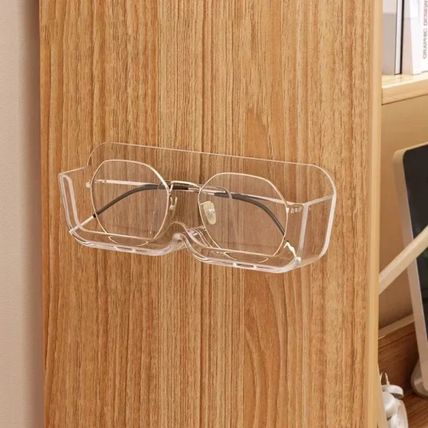 Glasses Display Cabinet Sunglasses Storage Box Wall Mounted Perforated Free Sunglasses Storage Glasses Rack Home Tidying 6