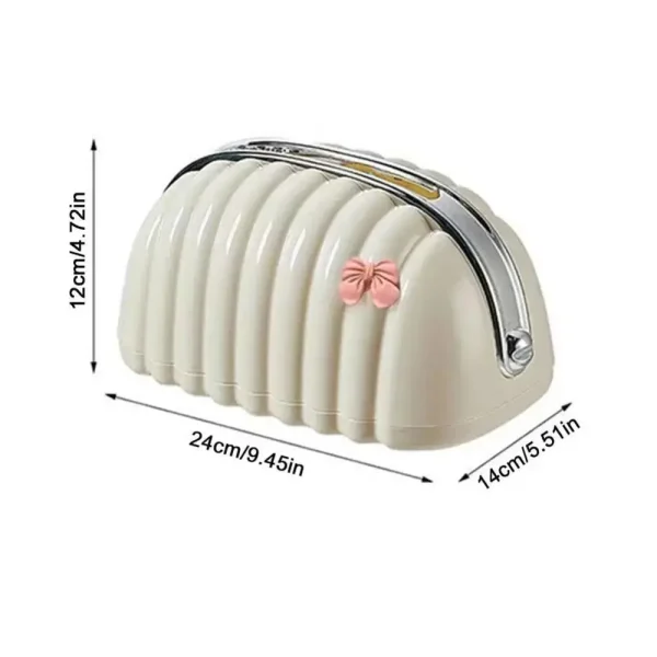 Simple Irregular Cloud Shape Tissue Box with Spring Inside Home Living Room Light luxury Shell Spring Paper Box Holder 6