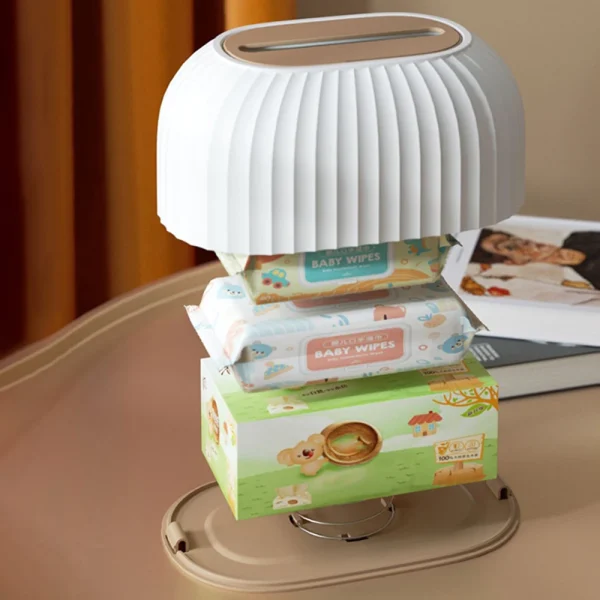 1 Piece Of Household Extraction Paper Box, With Spring, High Appearance Level, Light Luxury, Living Room, Desktop, Tissue Box 4