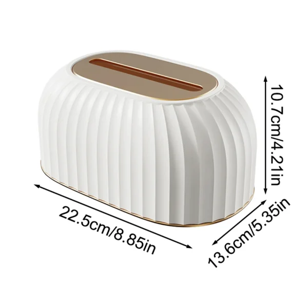 1 Piece Of Household Extraction Paper Box, With Spring, High Appearance Level, Light Luxury, Living Room, Desktop, Tissue Box 6