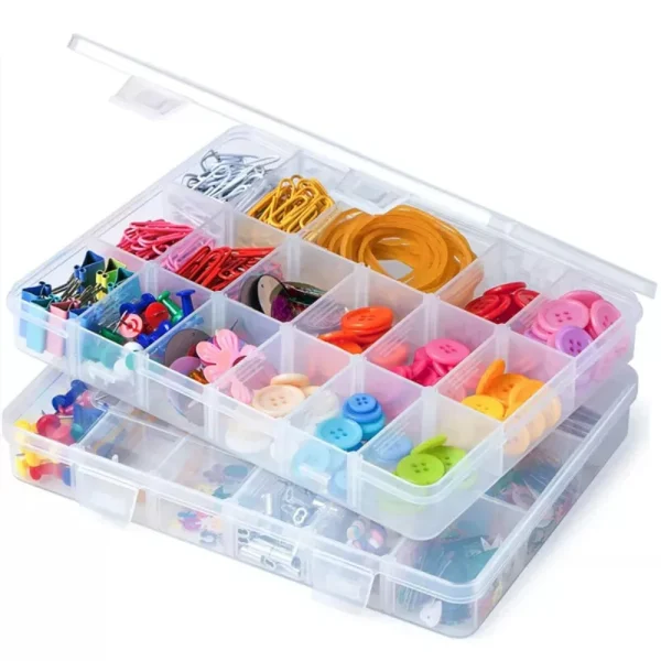 Kids Snack Box with 18 Removable Grids Compartments Snackle Trays for Travel 4