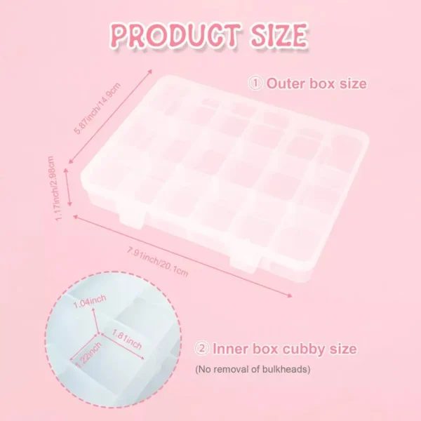 Kids Snack Box with 18 Removable Grids Compartments Snackle Trays for Travel 6
