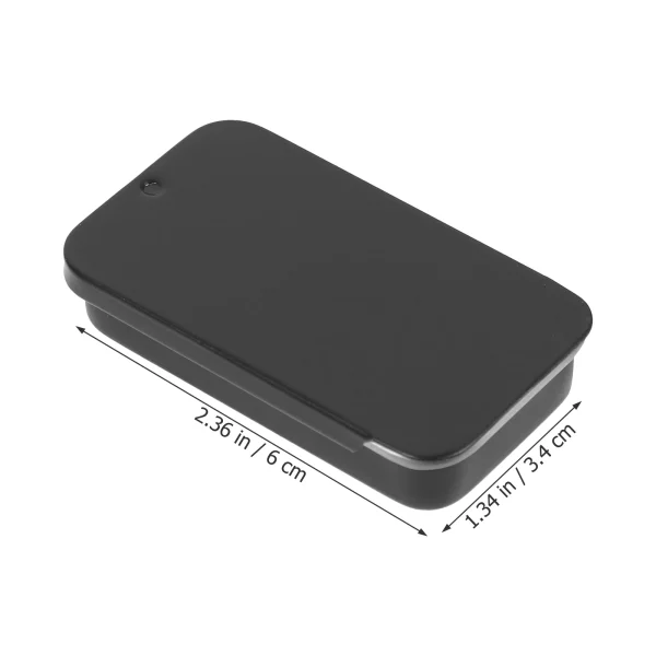 12 Pcs Slide Tin Box Iron Containers with Lids Portable Metal Multi-function Candy Boxes Small Balm Mini Organizer Tins Pocket 3