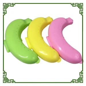 Banana Protective Storage Box Fruit Storage Box Trip Outdoor Banana Case Protector Container Student Luanch Bag Lunch 1
