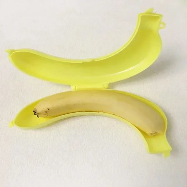 Banana Protective Storage Box Fruit Storage Box Trip Outdoor Banana Case Protector Container Student Luanch Bag Lunch 4