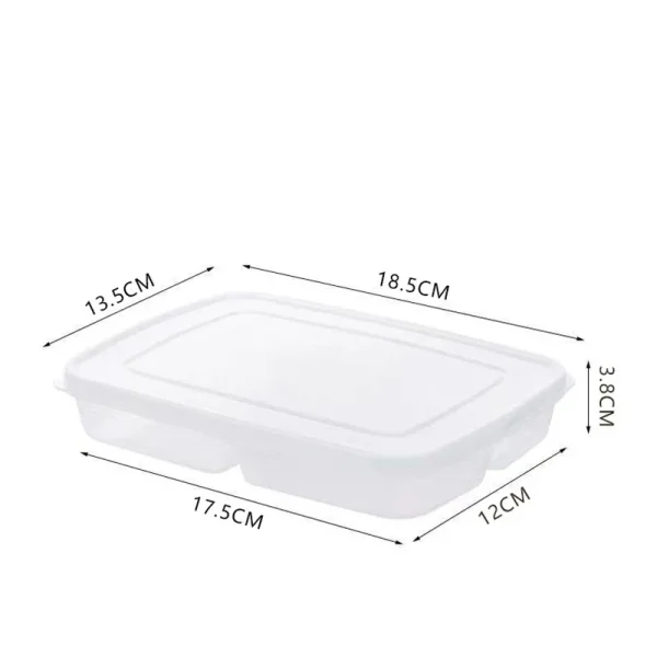 4 Grids Food Preservative Box Compartment Fruit Vegetable Storage Box Refrigerator Organizer Sub-Packed Meat Onion Ginger 6
