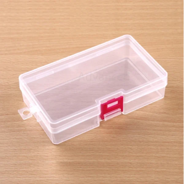 Transparent Plastic Storage Jewelry Box Empty storage box Container For Beads Earring Box For Jewelry Rectangle Case 146*85*35mm 4
